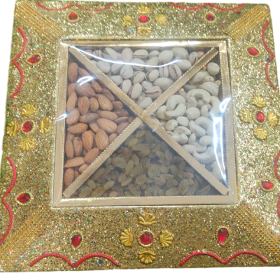 PINE WOOD AND ACRAYLIC TRAY